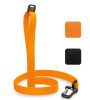 Orange Extra Heavy Duty Dog Leash 10 Ft x 1 in Durable Leash for Large Medium and Small Dogs