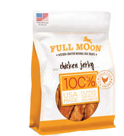 FULL MOON® All Natural Human Grade Dog Treats, Chicken Jerky, 12 Ounce, Dry, Jerky Treats