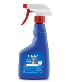 Adams Flea and Tick Spray for Cats, Kittens, Dogs and Puppies, 16 Oz