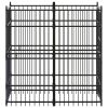 Outdoor Dog Kennel Steel 19.8 ft²