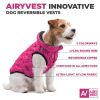 Dog Winter Coat S Size Lightweight Reversible Warm Dog Jacket Water Resistant Windproof Jacket Dog Coats for Small Dogs Vest