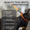 Extra Heavy Duty Dog Leash 4 Ft x 1 inch Durable Leash for Large Medium and Small Dogs Walking Dog Leash Orange Color