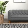 PawHut Raised Dog Sofa, Elevated Pet Couch for Small and Medium Dogs, with Removable Soft Cushion, Anti-Slip Pads, Simple Installation, Gray