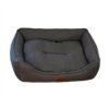 Dog Bed Washable Medium Dog Cat Sofa Bed Super Soft Rectangular Cuddle Pet Bed with Non-Slip Fluffy Bottom, Gift