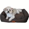 Dog Bed Washable Medium Dog Cat Sofa Bed Super Soft Rectangular Cuddle Pet Bed with Non-Slip Fluffy Bottom, Gift